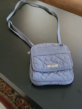Vera Bradley Disney Quilted Crossbody Bag in Light Blue